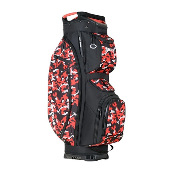 Srixon Premium cart bag, black/red camo