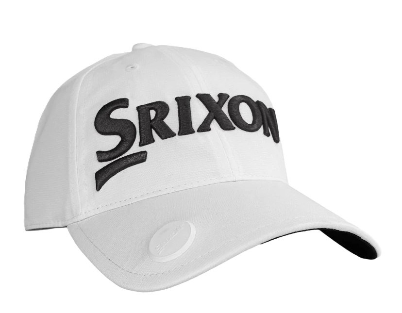Srixon Ball Marker kšiltovka, bílá + markovátko