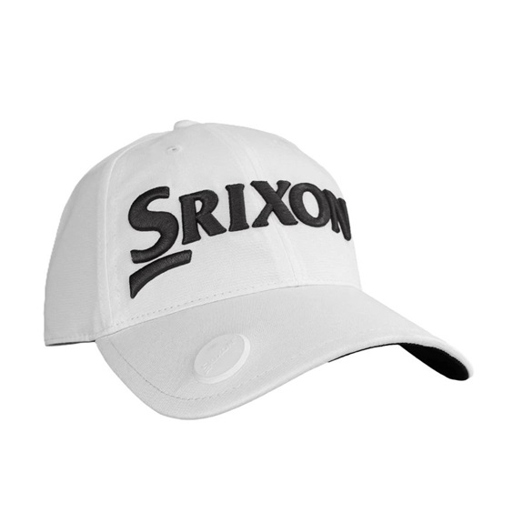 Srixon Ball Marker kšiltovka, bílá + markovátko