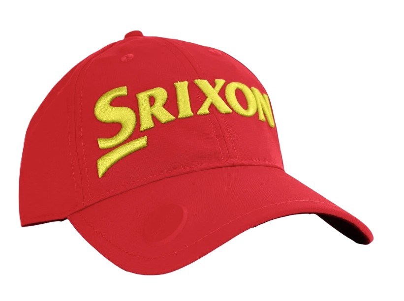 Srixon Ball Marker kšiltovka, červená + markovátko