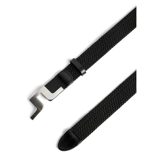 J.Lindeberg Berry Elastic pánský opasek, černý