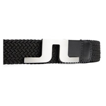 J.Lindeberg Berry Elastic pánský opasek, černý