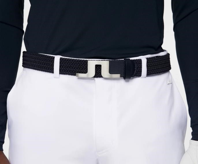 J.Lindeberg Berry Elastic pánský opasek, modrý