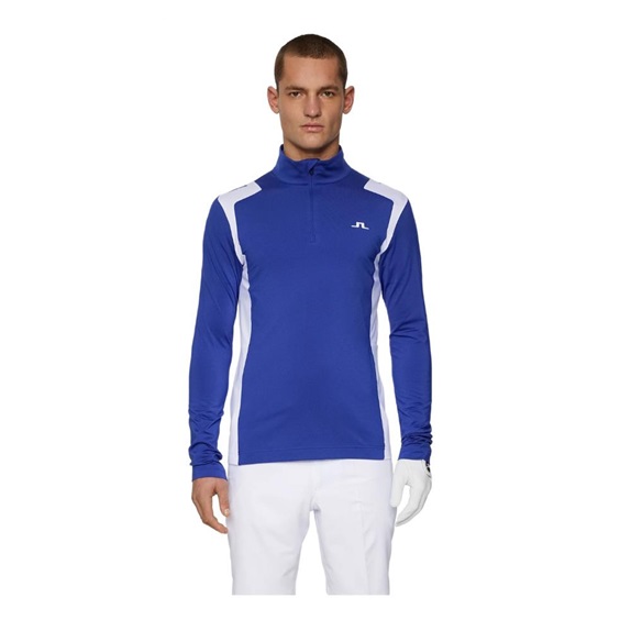 J.Lindeberg Lukas Quarter Zip Mid layer pánská mikina, modrá