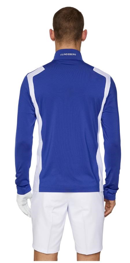 J.Lindeberg Lukas Quarter Zip Mid layer pánská mikina, modrá