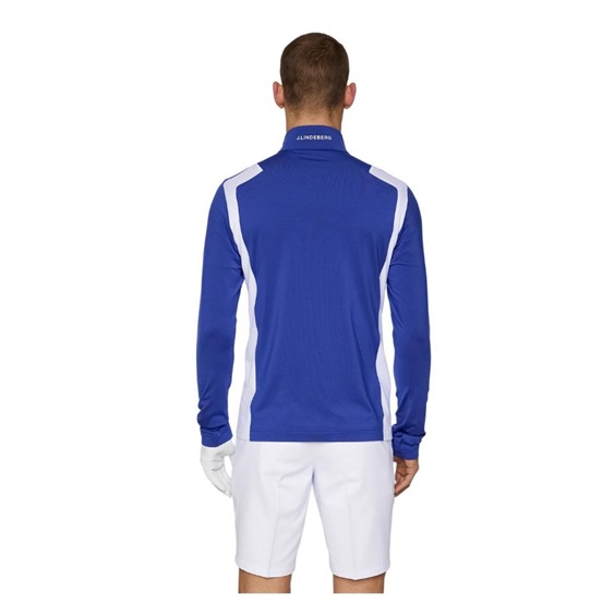 J.Lindeberg Lukas Quarter Zip Mid layer pánská mikina, modrá