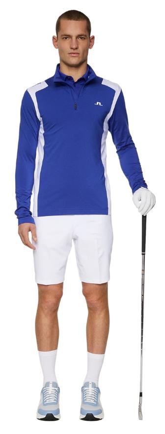 J.Lindeberg Lukas Quarter Zip Mid layer pánská mikina, modrá