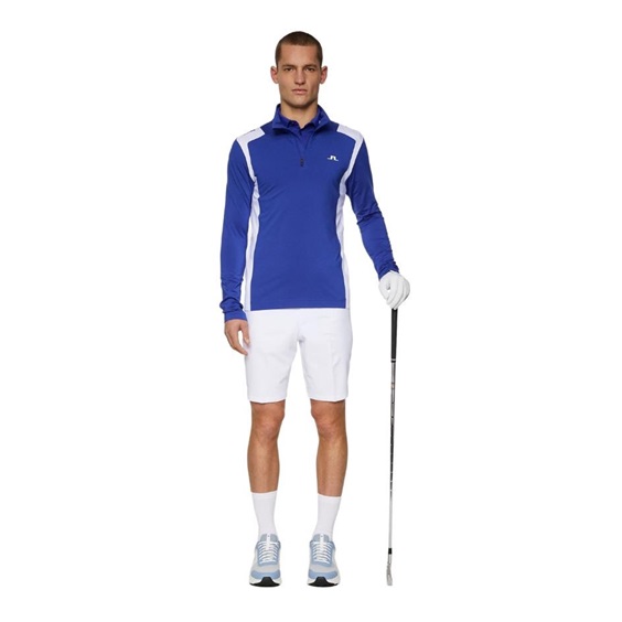 J.Lindeberg Lukas Quarter Zip Mid layer pánská mikina, modrá