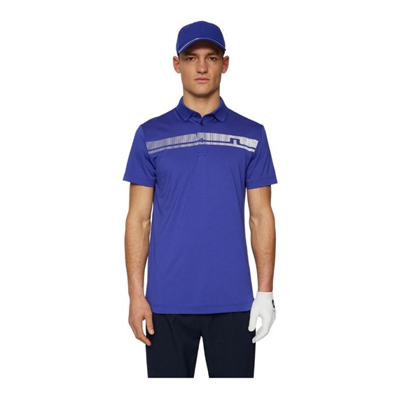 J.Lindeberg Klas pánské polo, clematis blue
