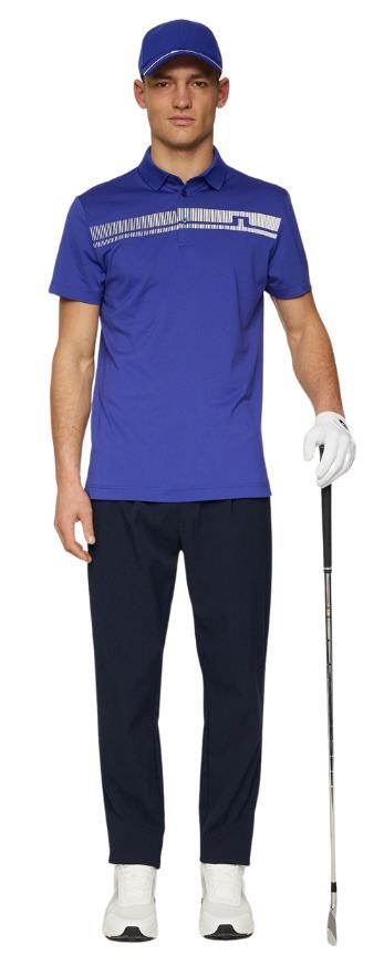 J.Lindeberg Klas pánské polo, clematis blue