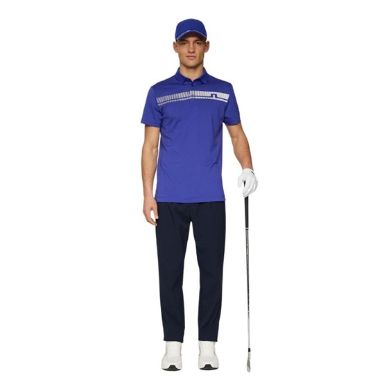 J.Lindeberg Klas pánské polo, clematis blue