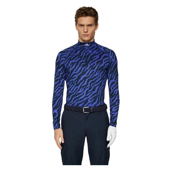 J.Lindeberg Ello Compression Print pánský top, tour tiger clematis