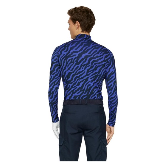 J.Lindeberg Ello Compression Print pánský top, tour tiger clematis