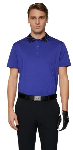 J.Lindeberg Karter pánské polo, clematis blue