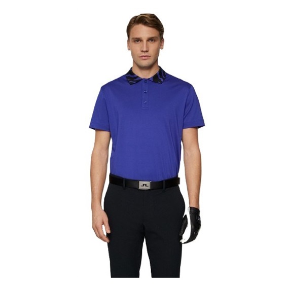 J.Lindeberg Karter pánské polo, clematis blue