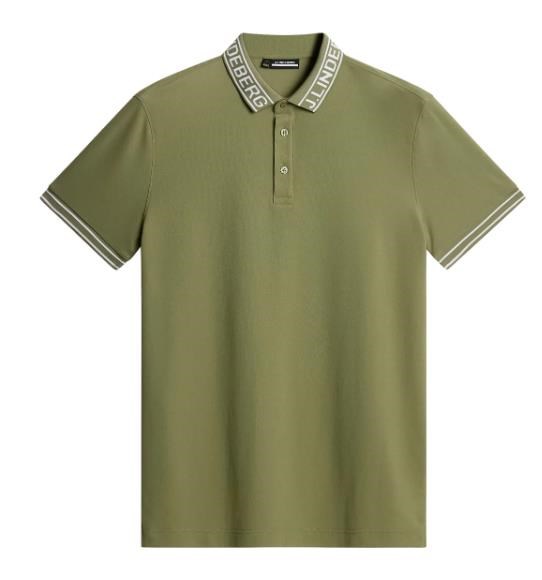 J.Lindeberg Austin pánské polo, oil green