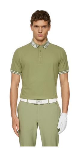 J.Lindeberg Austin pánské polo, oil green