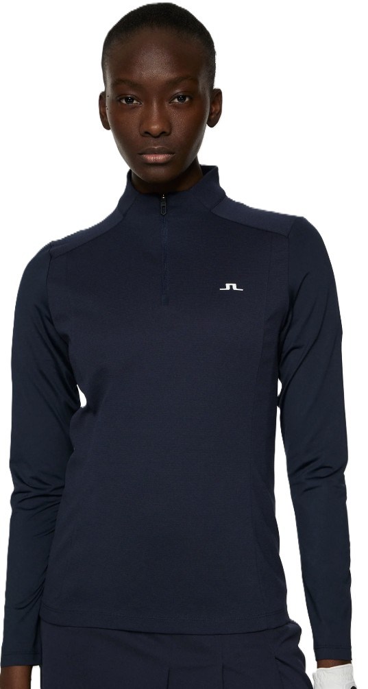 J.Lindeberg Cindy Quarter Zip Mid  layer dámská mikina, modrá