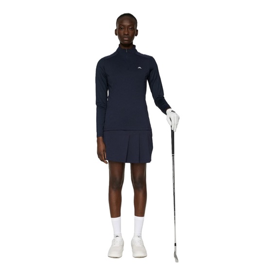J.Lindeberg Cindy Quarter Zip Mid  layer dámská mikina, modrá