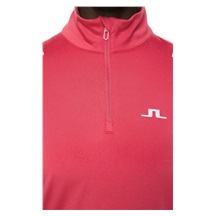 J.Lindeberg Mae Quarter Zip Mid layer dámská mikina, azalea