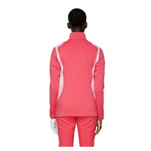 J.Lindeberg Mae Quarter Zip Mid layer dámská mikina, azalea