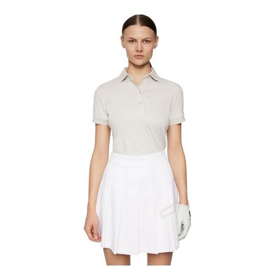 J.Lindeberg Tour Tech dámské polo, moonbeam