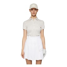 J.Lindeberg Alaya Jacquard dámské polo, moonbeam