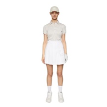 J.Lindeberg Alaya Jacquard dámské polo, moonbeam