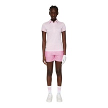 J.Lindeberg Alaya Jacquard dámské polo, růžové