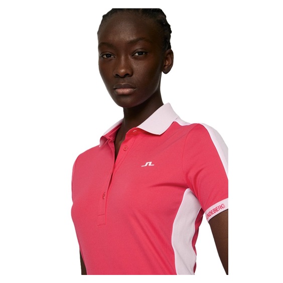 J.Lindeberg Demi dámské polo, azalea
