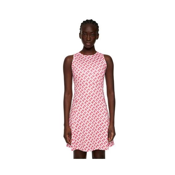 J.Lindeberg Cora golfové šaty, geo pink