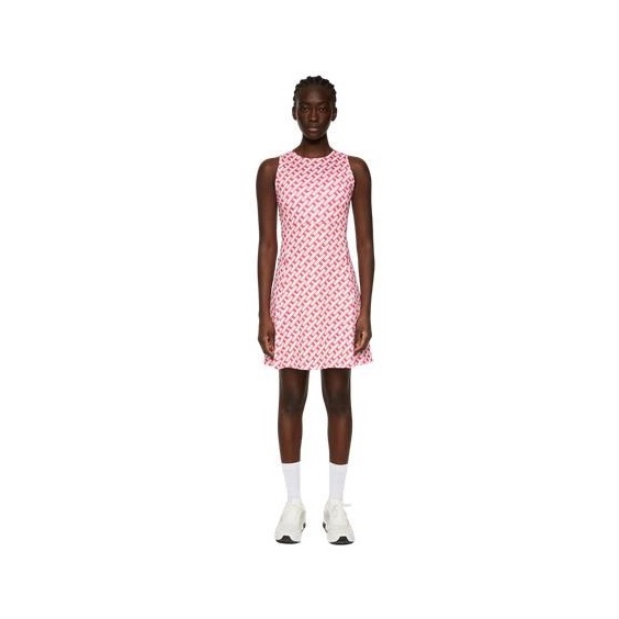 J.Lindeberg Cora golfové šaty, geo pink