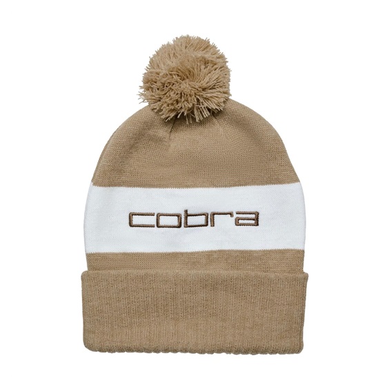 Cobra Pom Beanie zimní čepice, sand