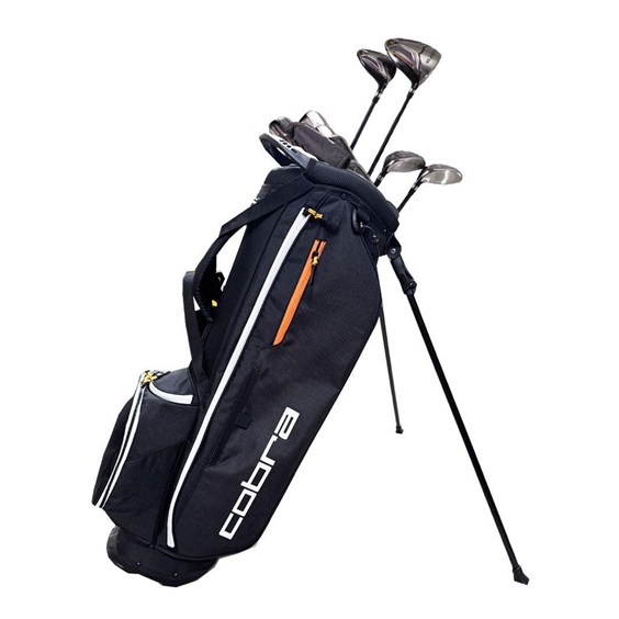 Cobra Fly XL Black Gold pánský golfový set, ocel + stand bag