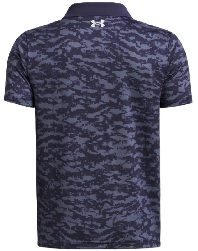 Under Armour Matchplay Printed dětské polo, midnight navy