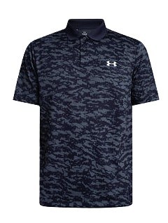 Under Armour Matchplay Printed pánské polo, midnight navy