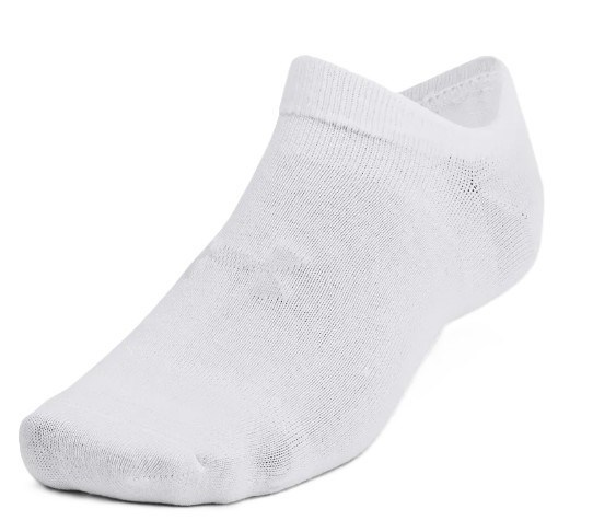 Under Armour Essential No Show unisex ponožky, 6párů, bílé