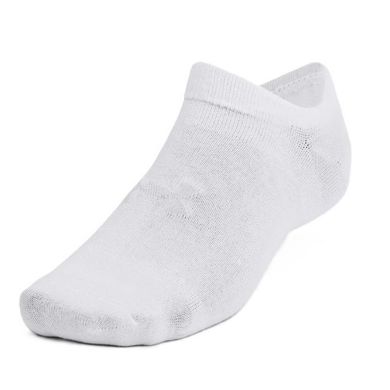 Under Armour Essential No Show unisex ponožky, 6párů, bílé