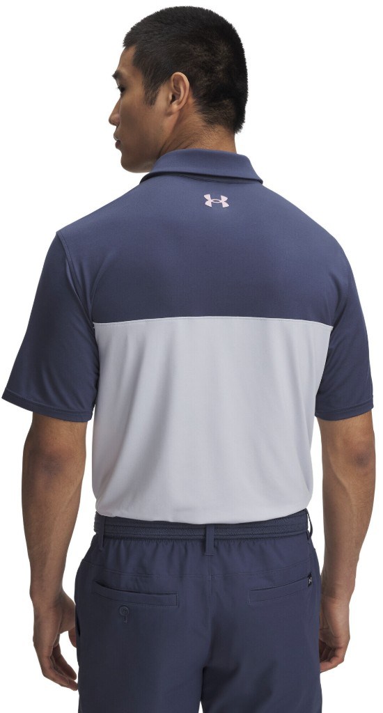 Under Armour T2G Color Block pánské polo, modro/šedé