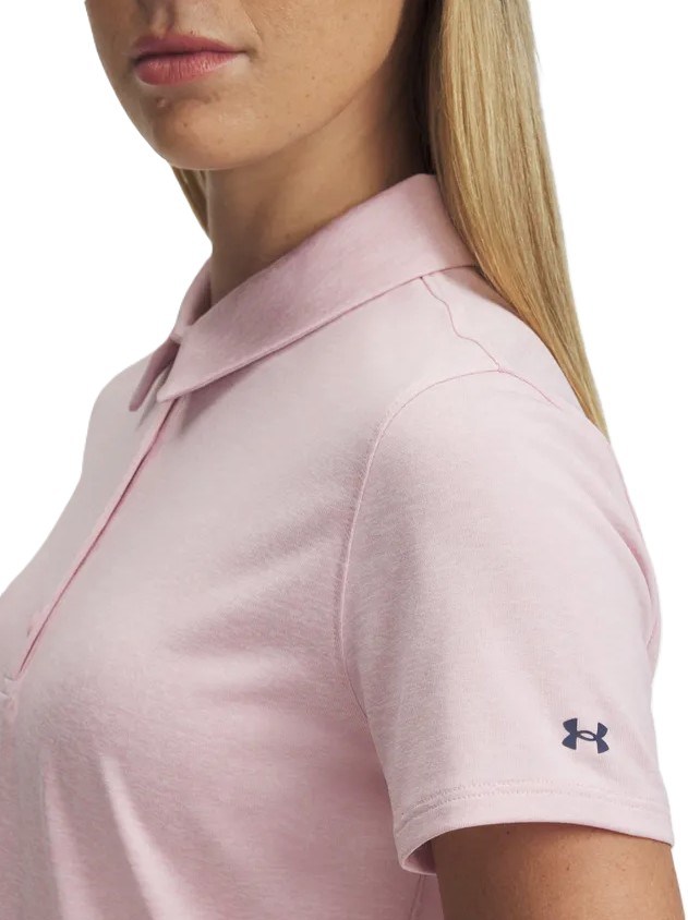 Under Armour Playoff SS dámské polo, růžové