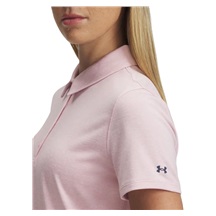 Under Armour Playoff SS dámské polo, růžové