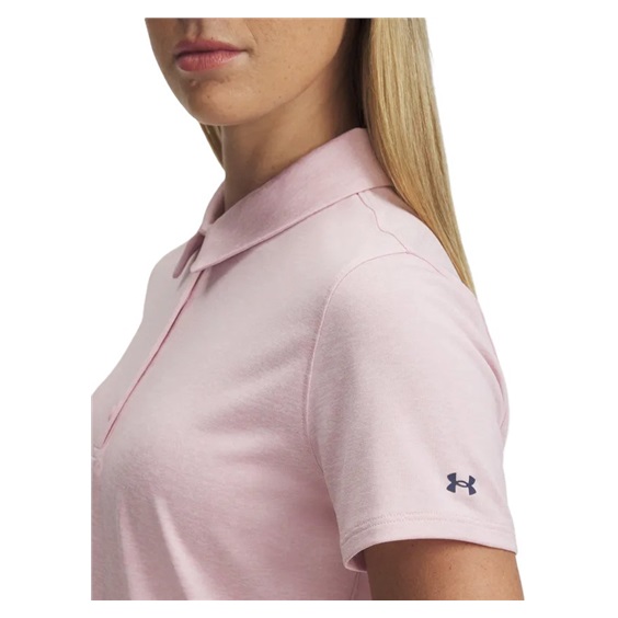 Under Armour Playoff SS dámské polo, růžové