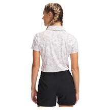 Under Armour Playoff 3.0 Printed dámské polo, bílo/šedé
