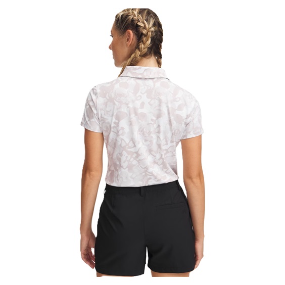 Under Armour Playoff 3.0 Printed dámské polo, bílo/šedé