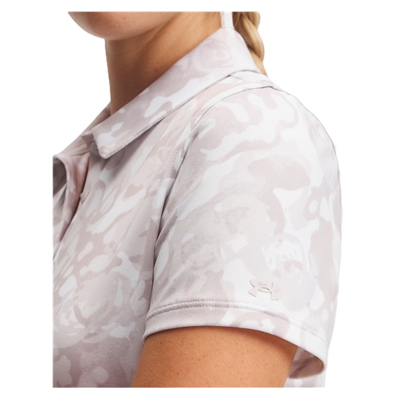 Under Armour Playoff 3.0 Printed dámské polo, bílo/šedé