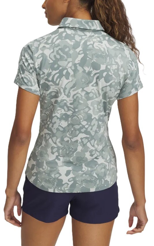 Under Armour Playoff 3.0 Printed dámské polo, silica green