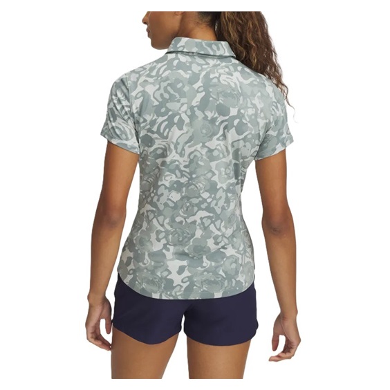 Under Armour Playoff 3.0 Printed dámské polo, silica green
