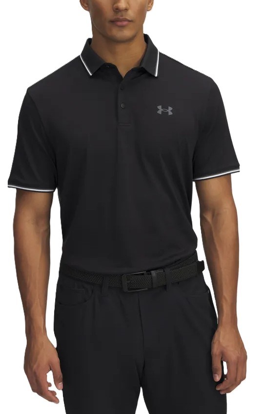 Under Armour Playoff 3.0 Rib pánské polo, černé
