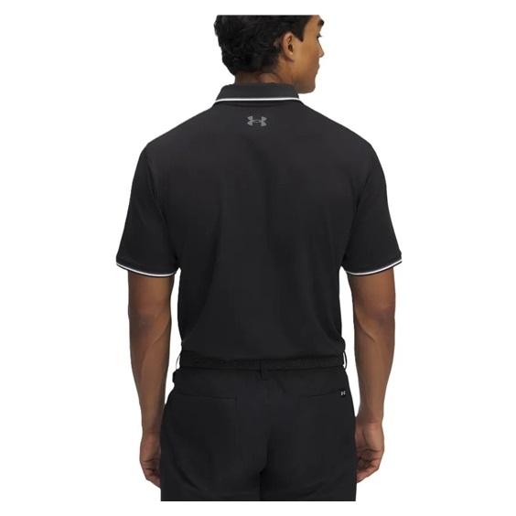 Under Armour Playoff 3.0 Rib pánské polo, černé