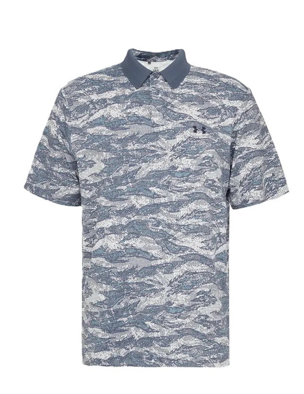 Under Armour Drive Chill Printed pánské polo, šedé